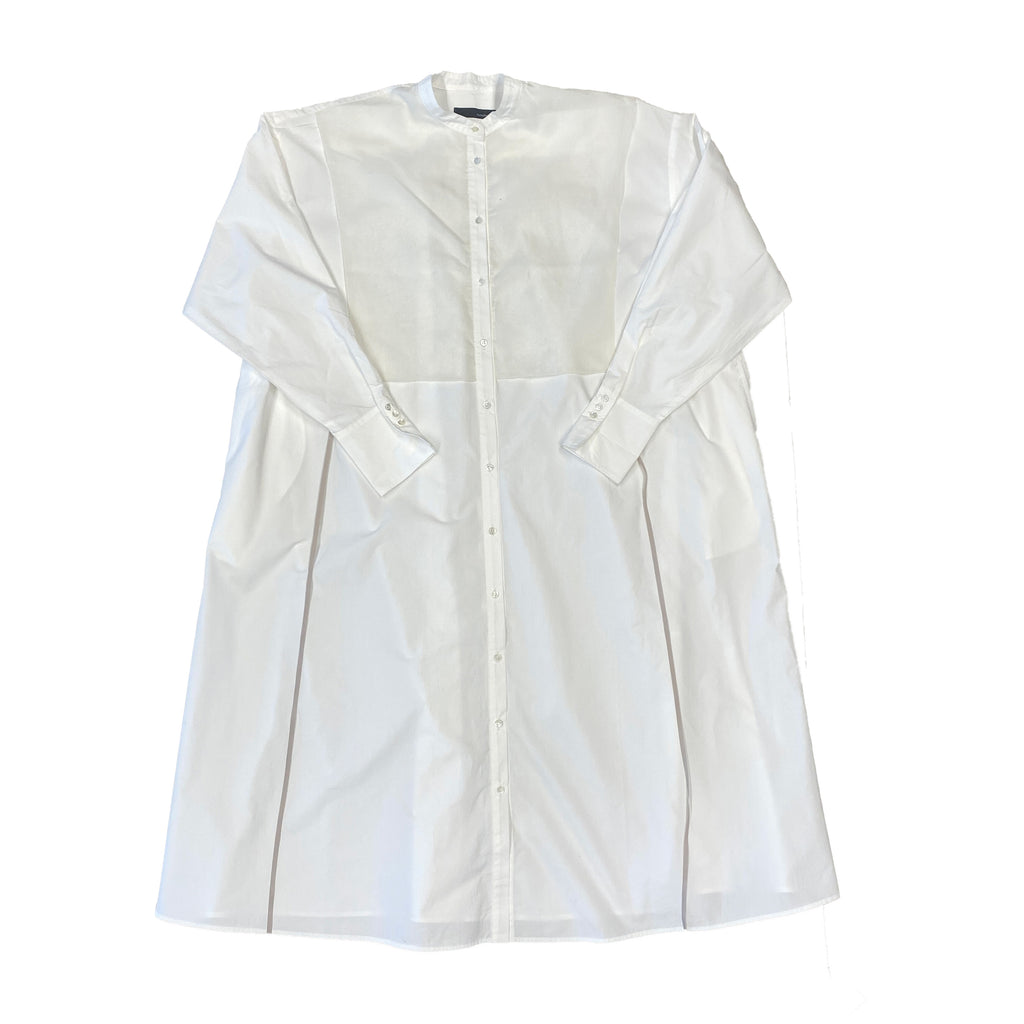 White Layered Shirt Dress (460-018)