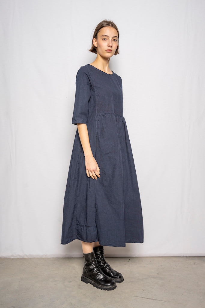 Simple Cotton Dress Navy AI23251