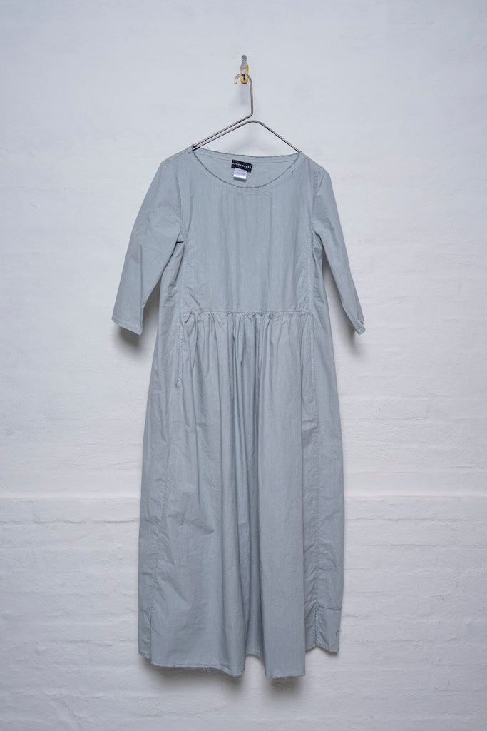 Simple Cotton Dress in Aqua AI23251