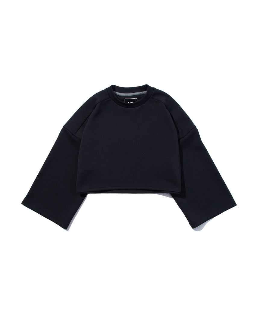 Delta Cropped Top in Black