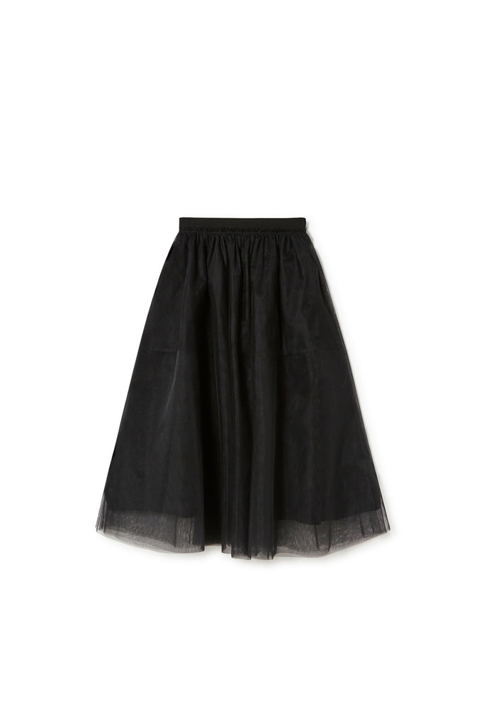 Acid tulle skirt in Black K082B