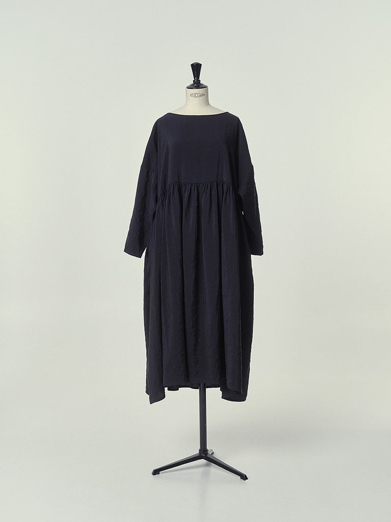 Cupro Dress in Black W015B