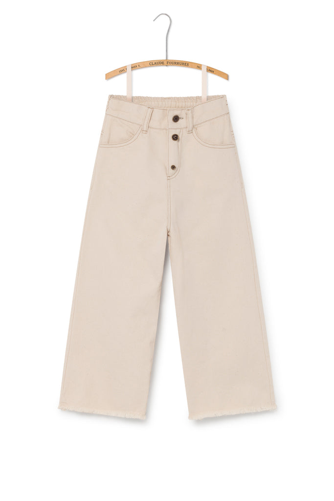 Ringmaster Wide Trousers in Cream